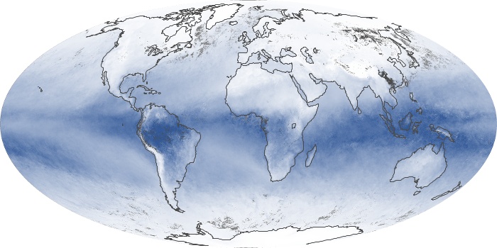Global Map Water Vapor Image 116