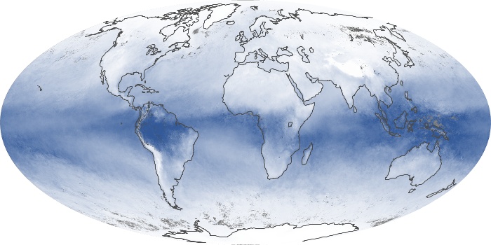 Global Map Water Vapor Image 117