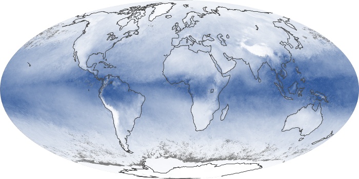 Global Map Water Vapor Image 119