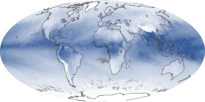 Global Map Water Vapor Image 123