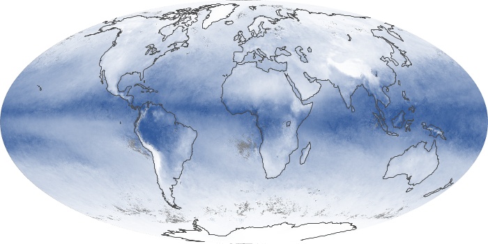 Global Map Water Vapor Image 124