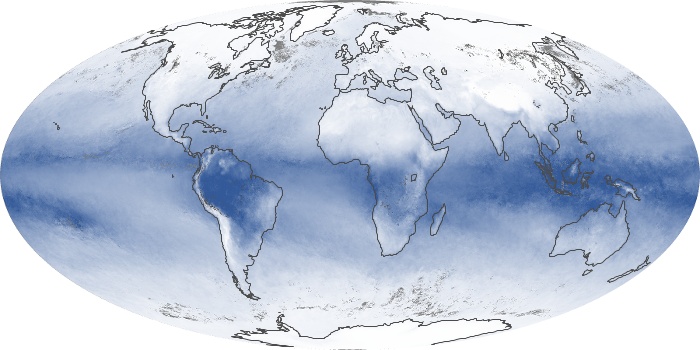 Global Map Water Vapor Image 126