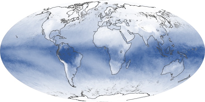 Global Map Water Vapor Image 128