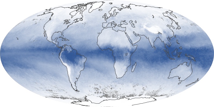 Global Map Water Vapor Image 130