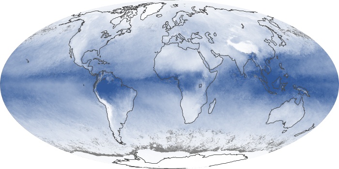 Global Map Water Vapor Image 131