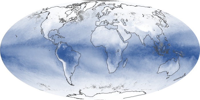 Global Map Water Vapor Image 138