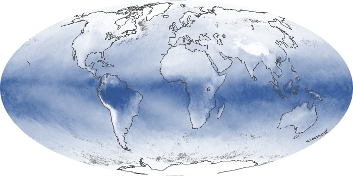 Global Map Water Vapor Image 141