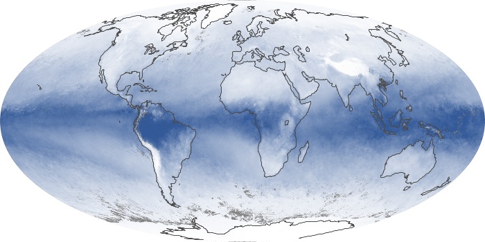 Global Map Water Vapor Image 142