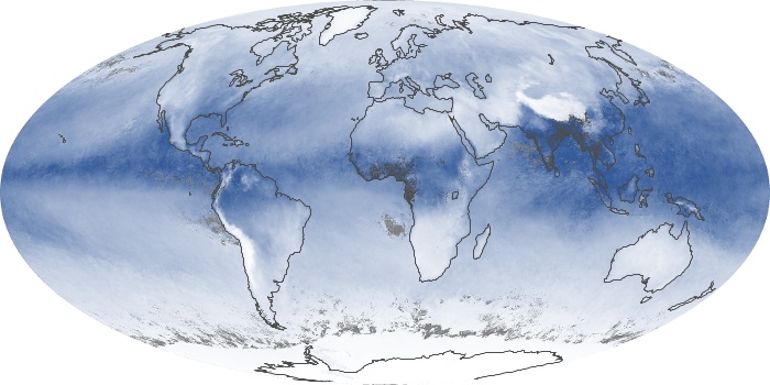 Global Map Water Vapor Image 146