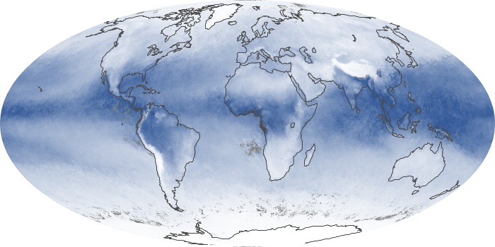 Global Map Water Vapor Image 147