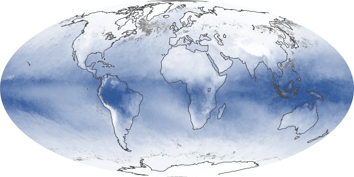 Global Map Water Vapor Image 150