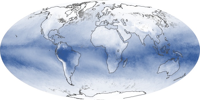 Global Map Water Vapor Image 151