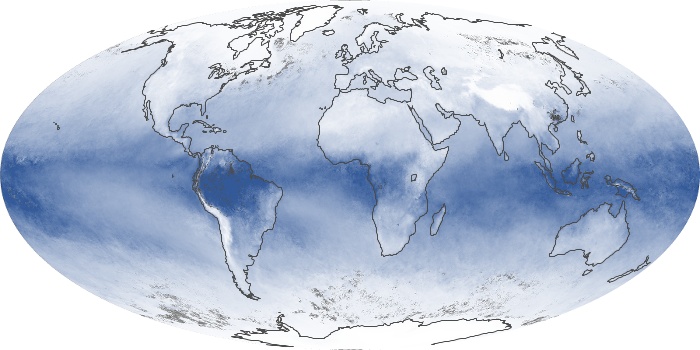 Global Map Water Vapor Image 153