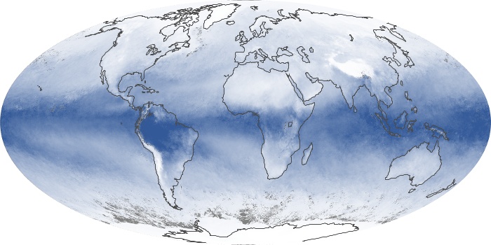 Global Map Water Vapor Image 154