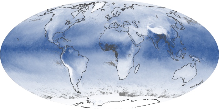 Global Map Water Vapor Image 158