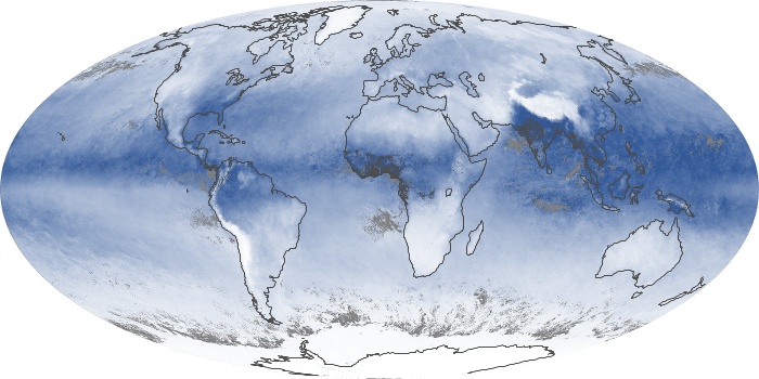 Global Map Water Vapor Image 170