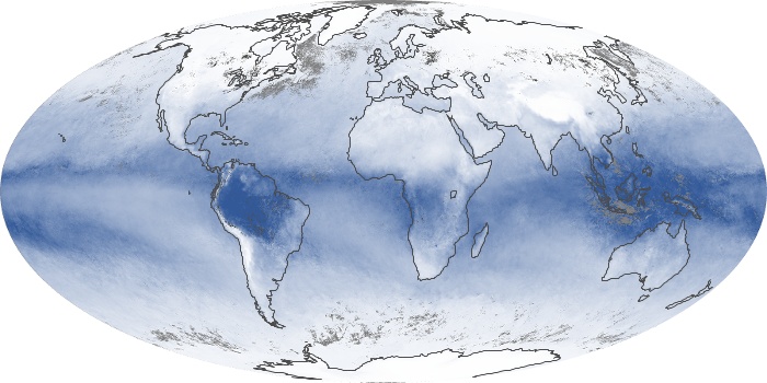 Global Map Water Vapor Image 174