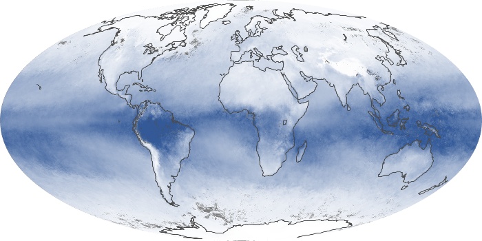 Global Map Water Vapor Image 177