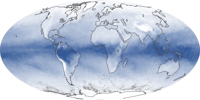 Global Map Water Vapor Image 178