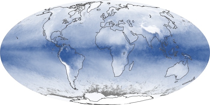 Global Map Water Vapor Image 179