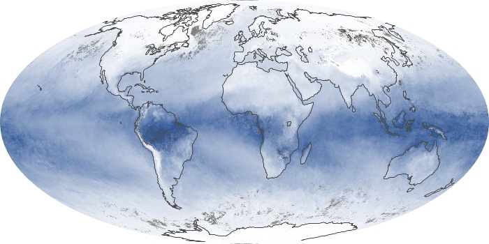 Global Map Water Vapor Image 188