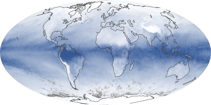Global Map Water Vapor Image 190