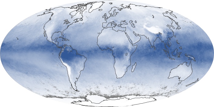 Global Map Water Vapor Image 191