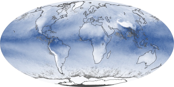 Global Map Water Vapor Image 192