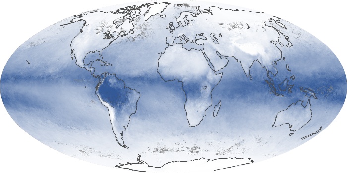 Global Map Water Vapor Image 197