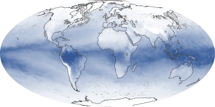 Global Map Water Vapor Image 198