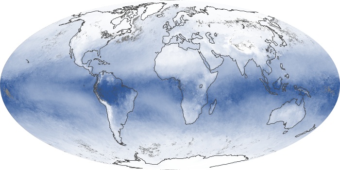 Global Map Water Vapor Image 200