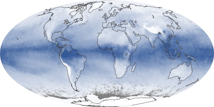 Global Map Water Vapor Image 203