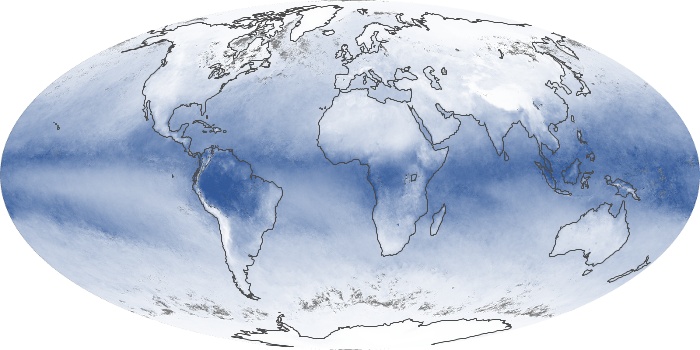 Global Map Water Vapor Image 209
