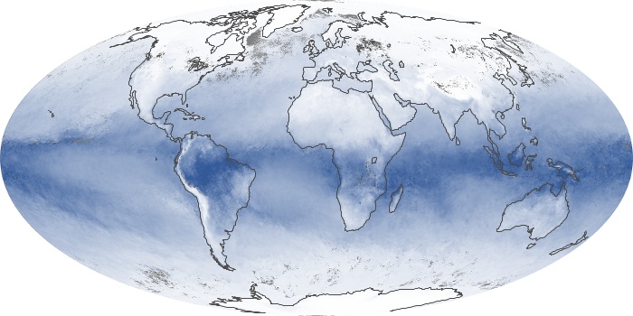 Global Map Water Vapor Image 211