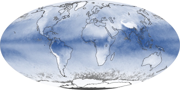 Global Map Water Vapor Image 216