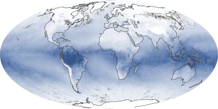 Global Map Water Vapor Image 224