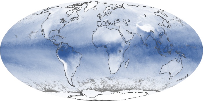 Global Map Water Vapor Image 227
