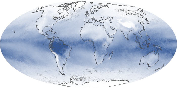 Global Map Water Vapor Image 237