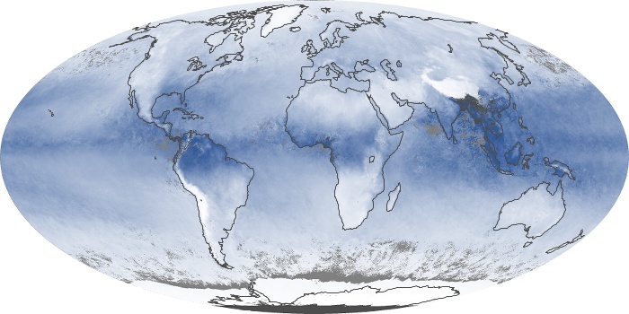 Global Map Water Vapor Image 240
