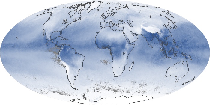 Global Map Water Vapor Image 243