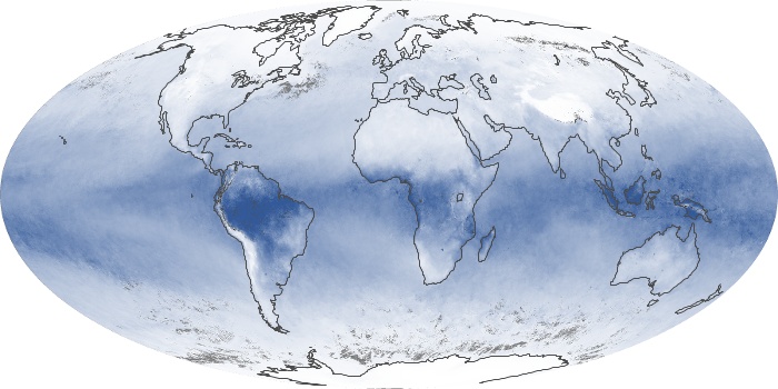 Global Map Water Vapor Image 249