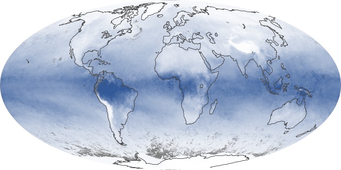 Global Map Water Vapor Image 250