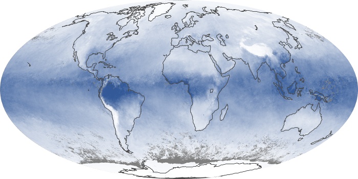 Global Map Water Vapor Image 251