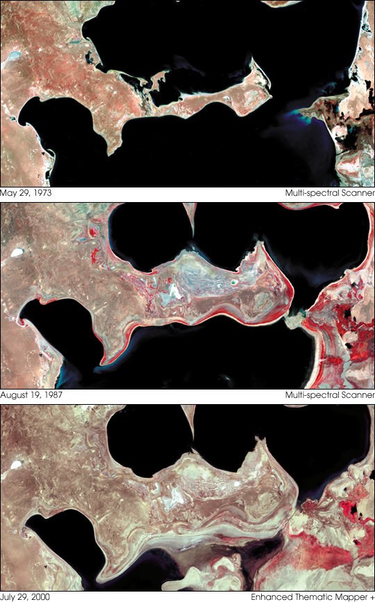The Shrinking Aral Sea - NASA Science