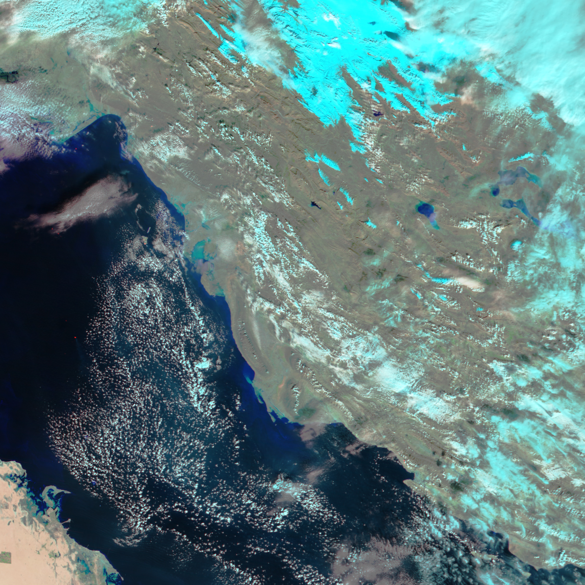 Nasa Iran Floods on Iranian Gulf Coast - NASA Science