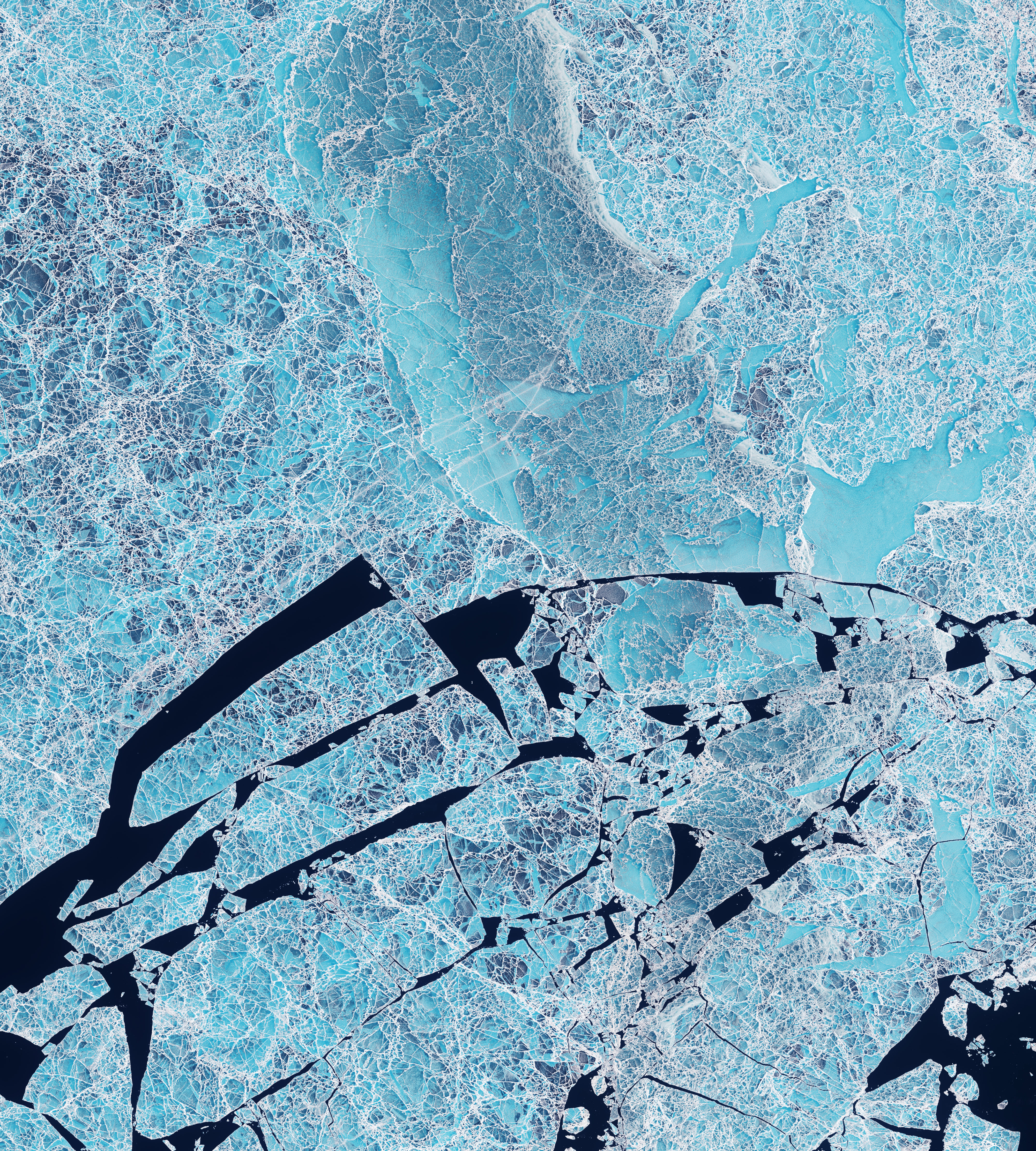 Icy Art in the Sannikov Strait - NASA Science