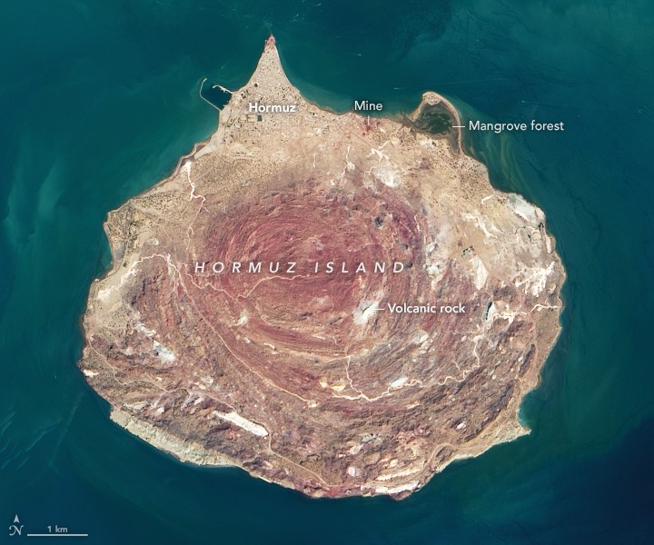 Iran's Rainbow Island - NASA Science