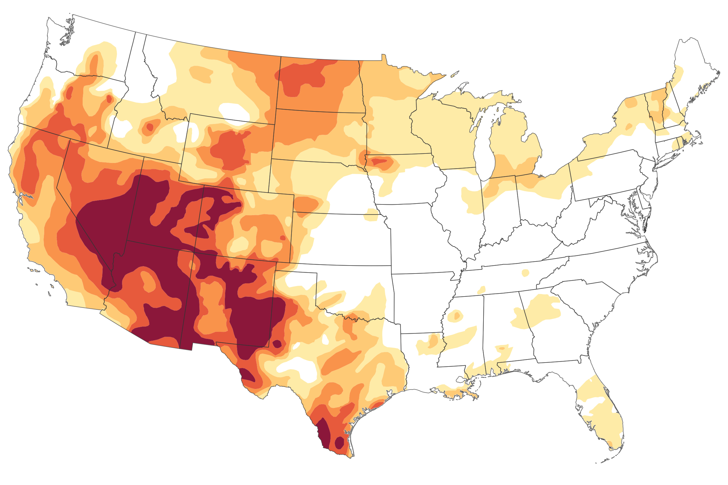 Drought Conditions Continue in Spring 2021 - NASA Science