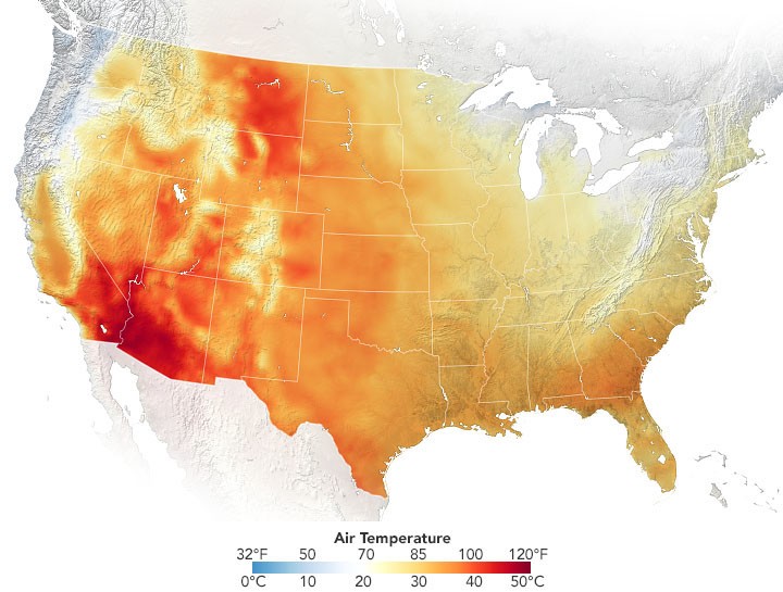 Records Fall in Early Summer Heatwave - NASA Science