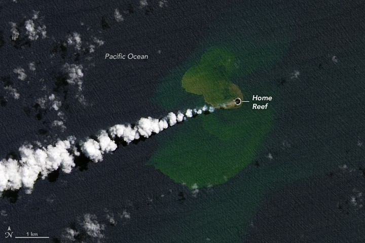 Home Reef Erupts - NASA Science
